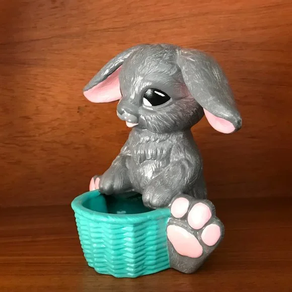 Bunny Rabbit Pottery Planter - Picture 2 of 7